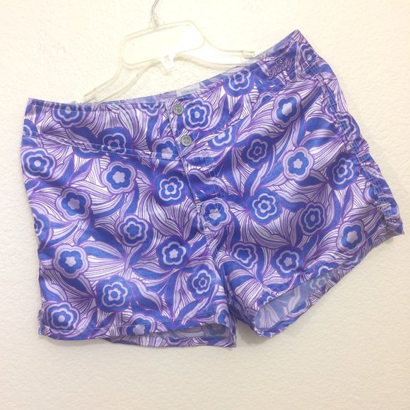 Rusty Other - 4/$25 🛍 Rusty Swim Shorts Purple Flower Print